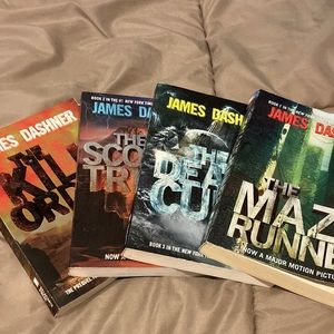 All four books of the maze runner series